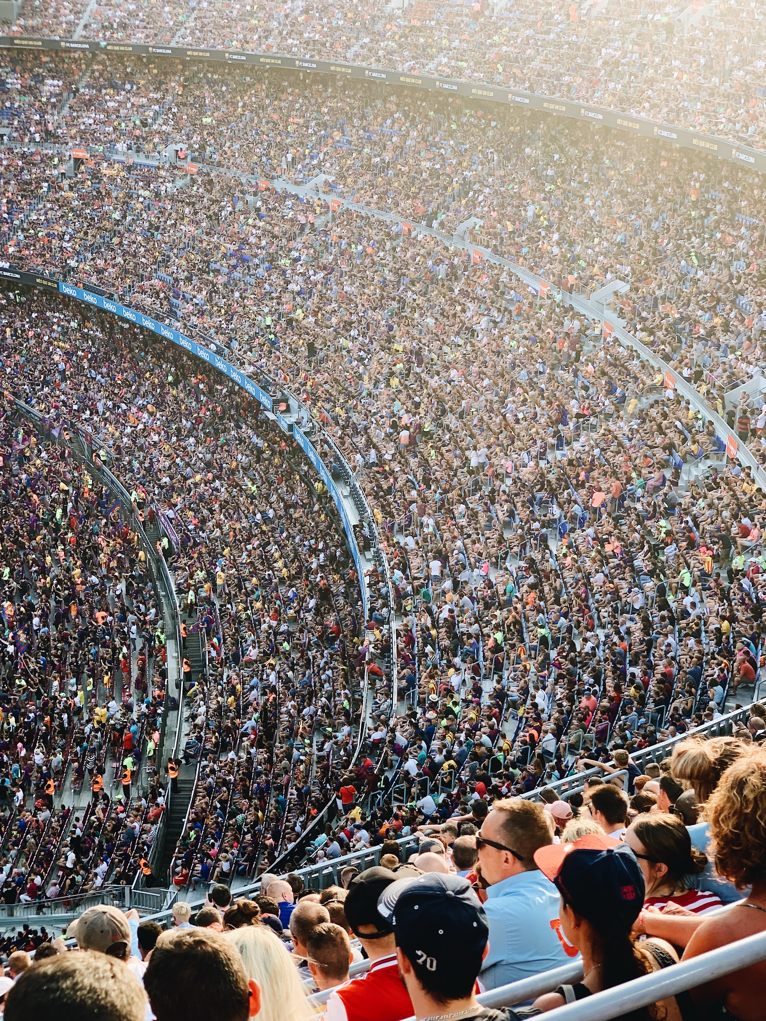 Stadium full of people