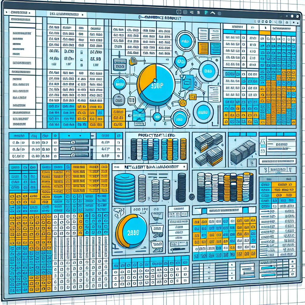 Colorful infographic with charts and data tables.