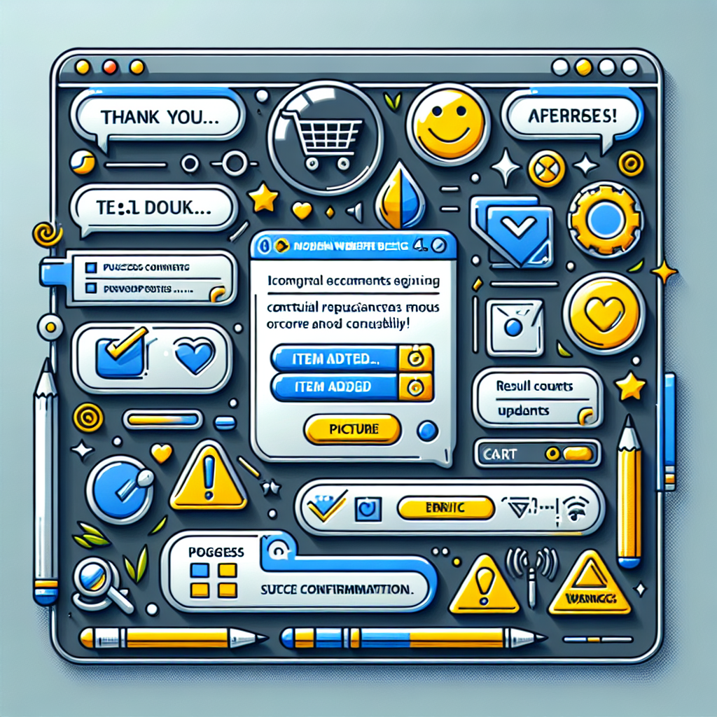 Colorful UI elements with icons, buttons, and sliders.