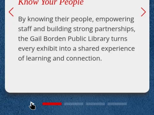 Accessible Carousel with play/pause button