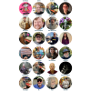 Grid of diverse profile avatars and headshots arranged in rows showing various people of different ages, ethnicities, and expressions.